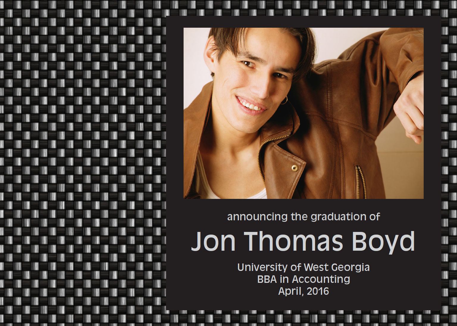uwg custom printed graduation announcements no photo graduation announcements