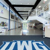 View of the concourse from the main entrance