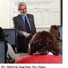 Dr Sethna teaches his class