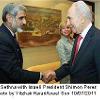 Dr Sethna with Israeli President Shimon Peres