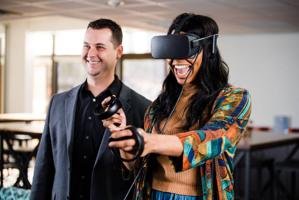 Virtual Reality experience in the Innovations Lab