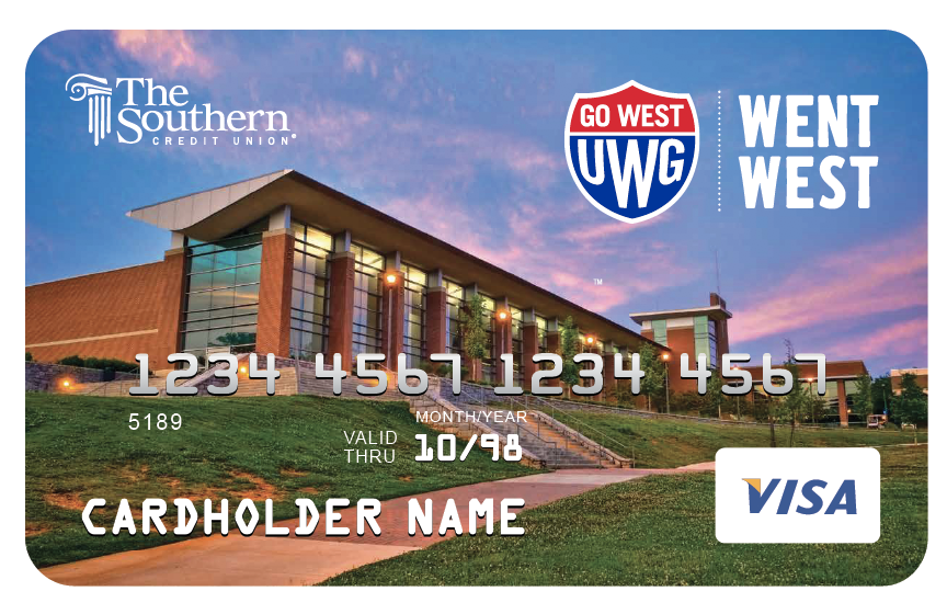 UWG building Visa credit card