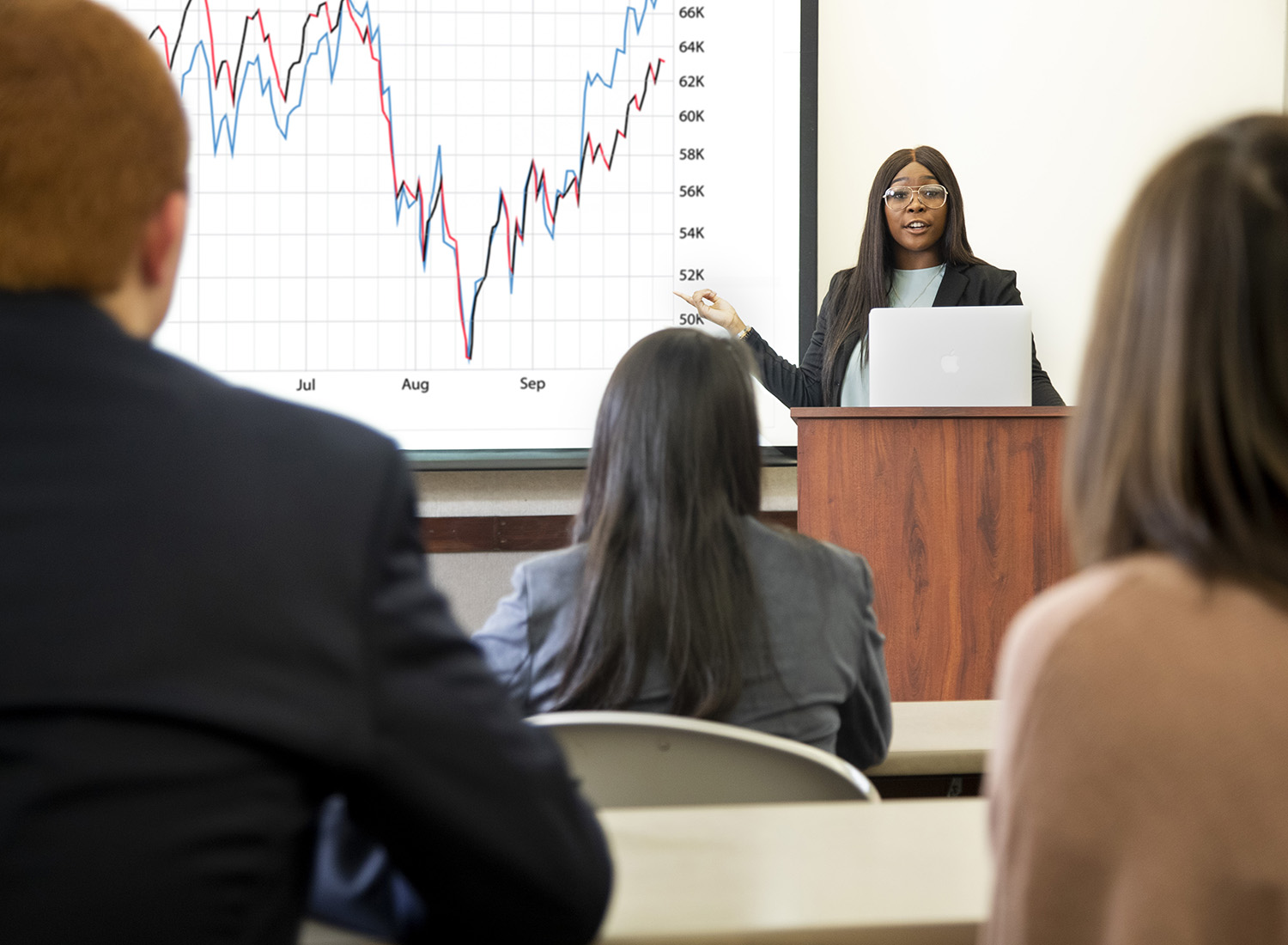 Students in Accounting Class