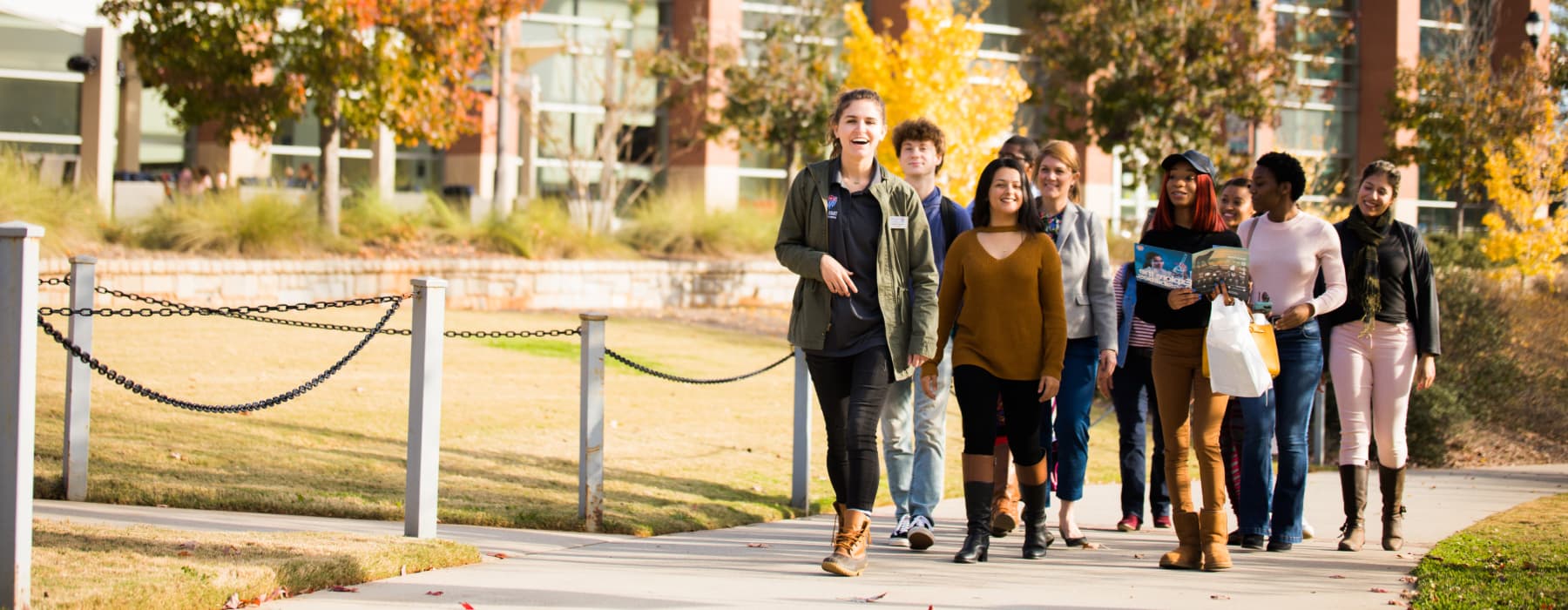 Students on a tour