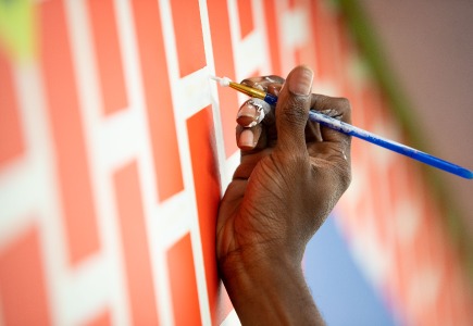 A hand painting
