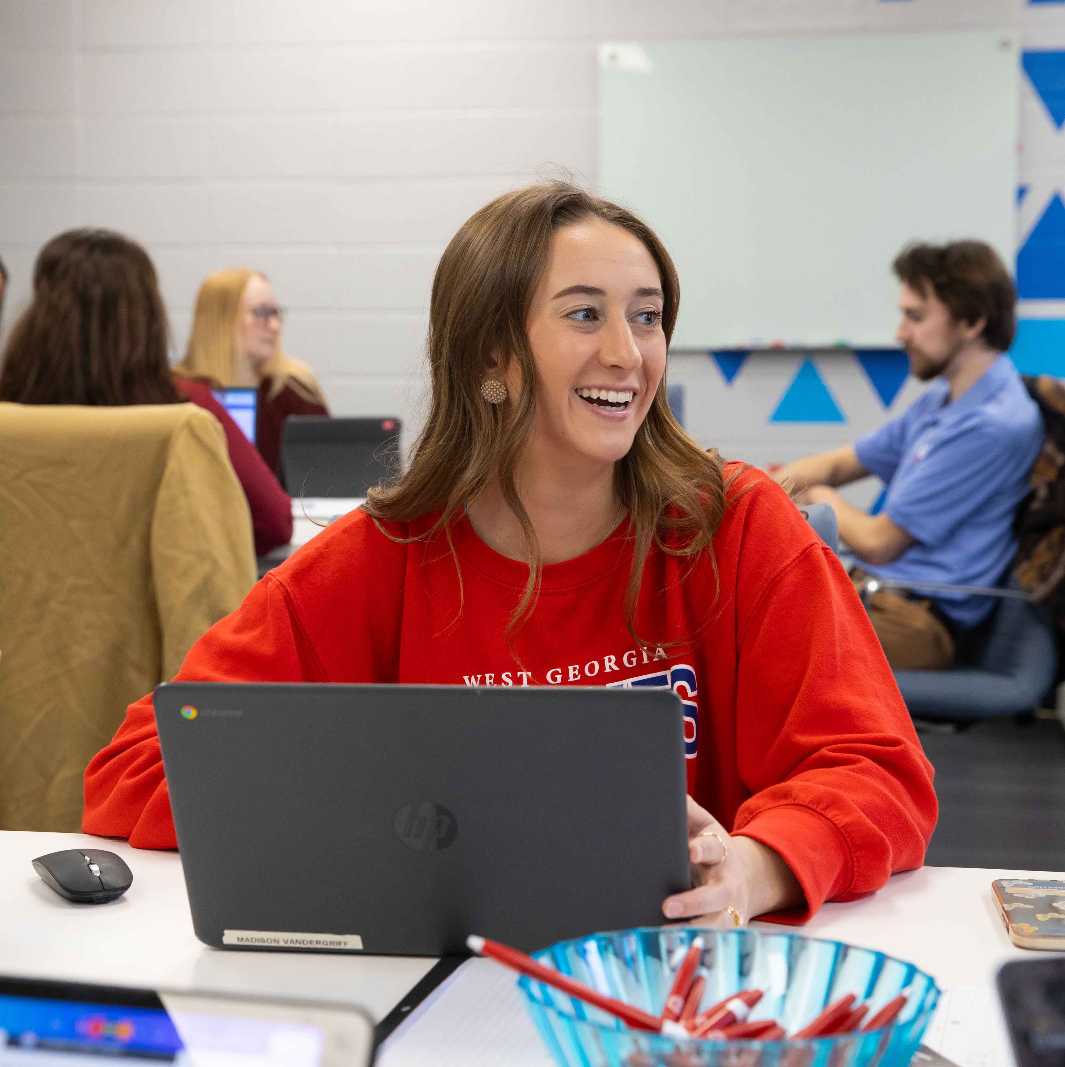 Hot air balloon on campus