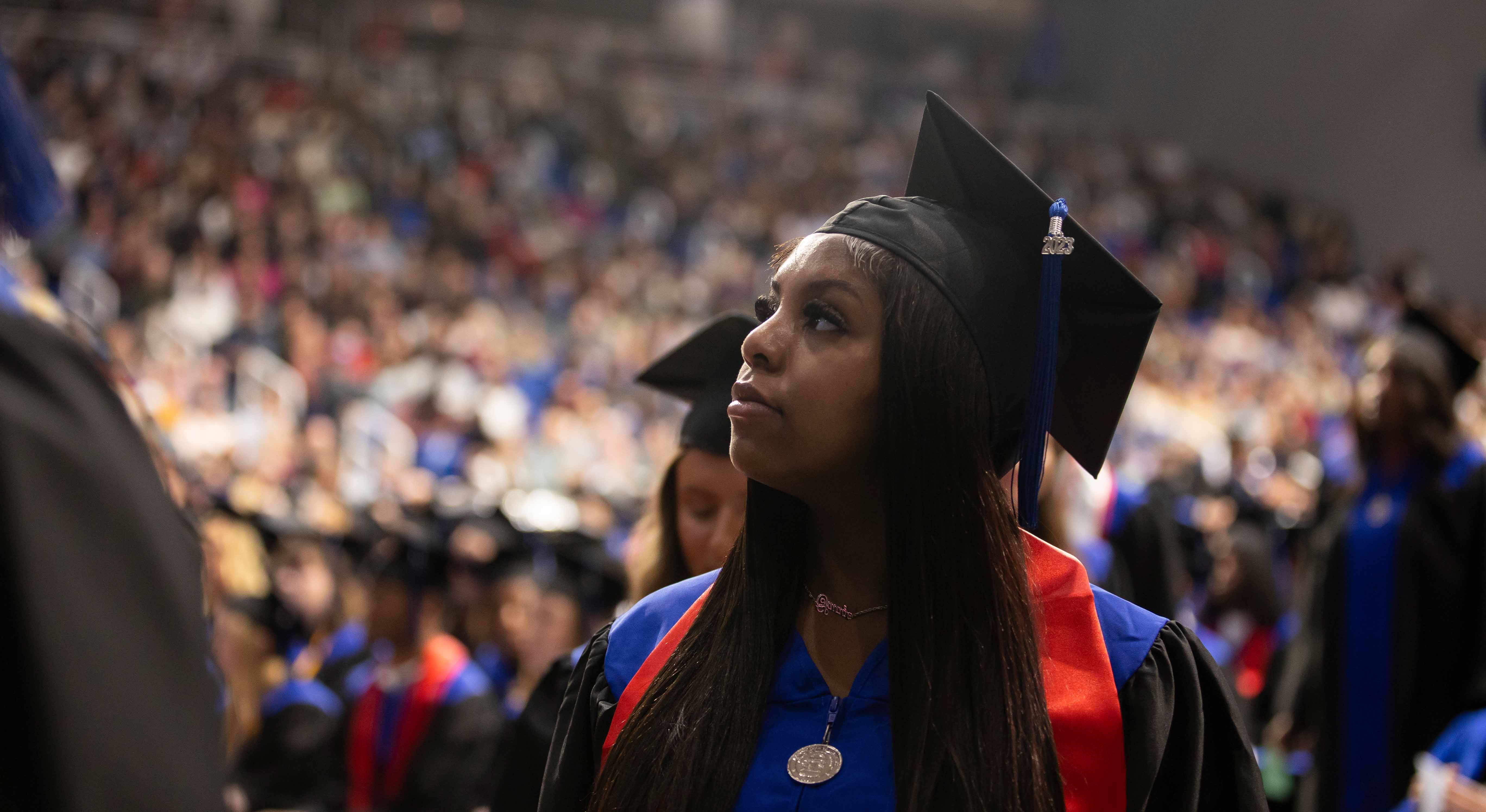 student graduating