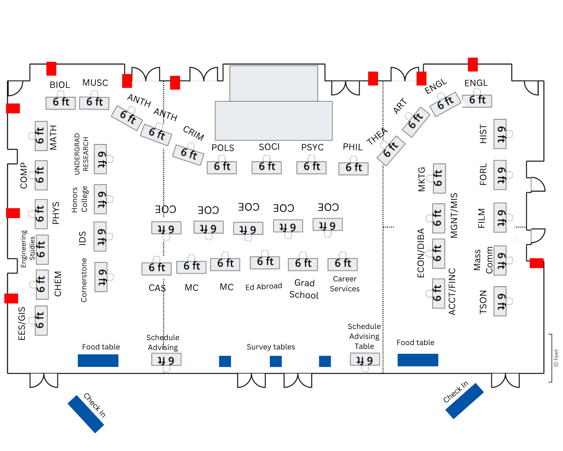 Image of floor plan for Major Fair