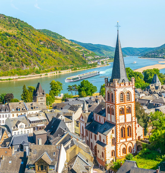A scene from the Rhine River