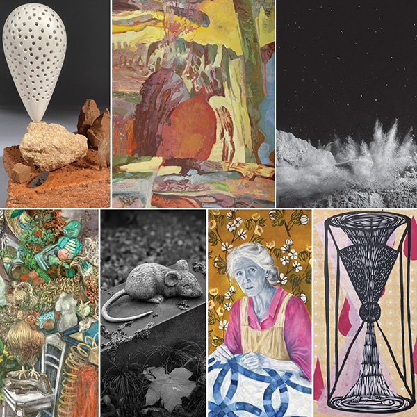 various artwork from the exhibition