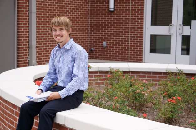 student outside