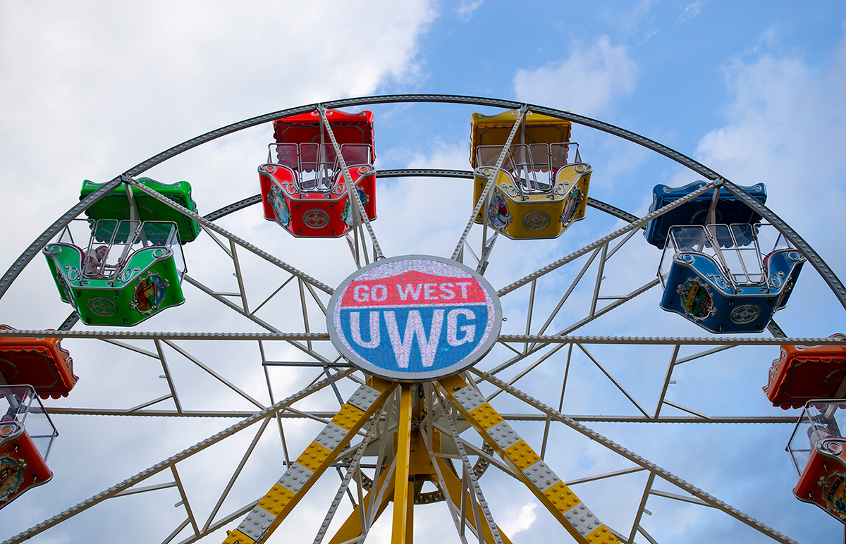 ferris wheel with UWG shield on it