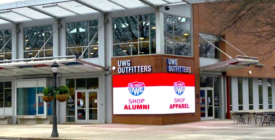 UWG Outfitters (bookstore) exterior.