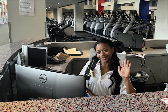 Student Building Manager at Campus Center Welcome Desk