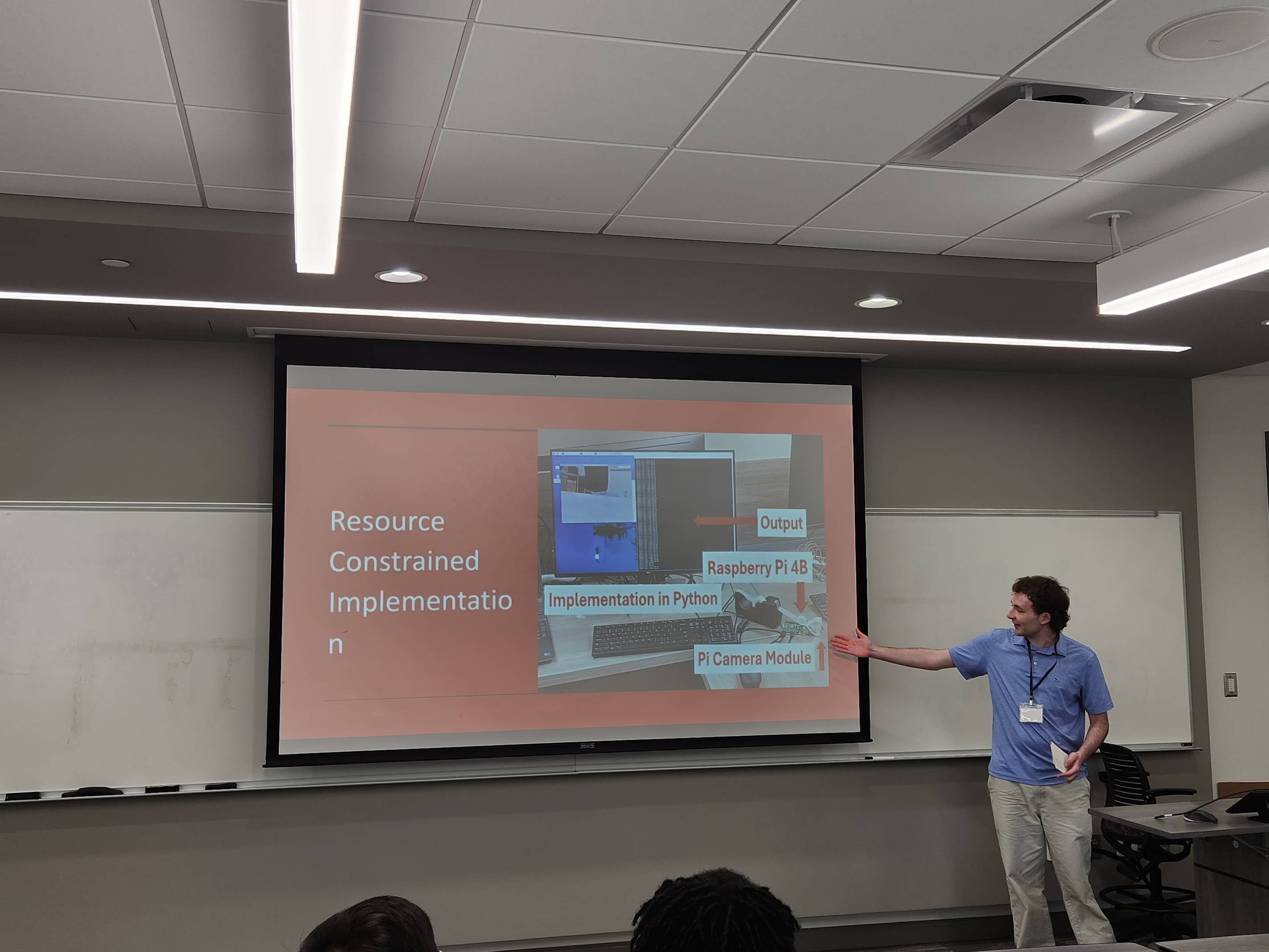 Oral presentation by student Liam Gregory Worthington