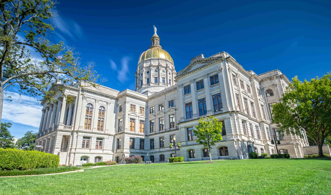 Georgia capital building in Atlanta.