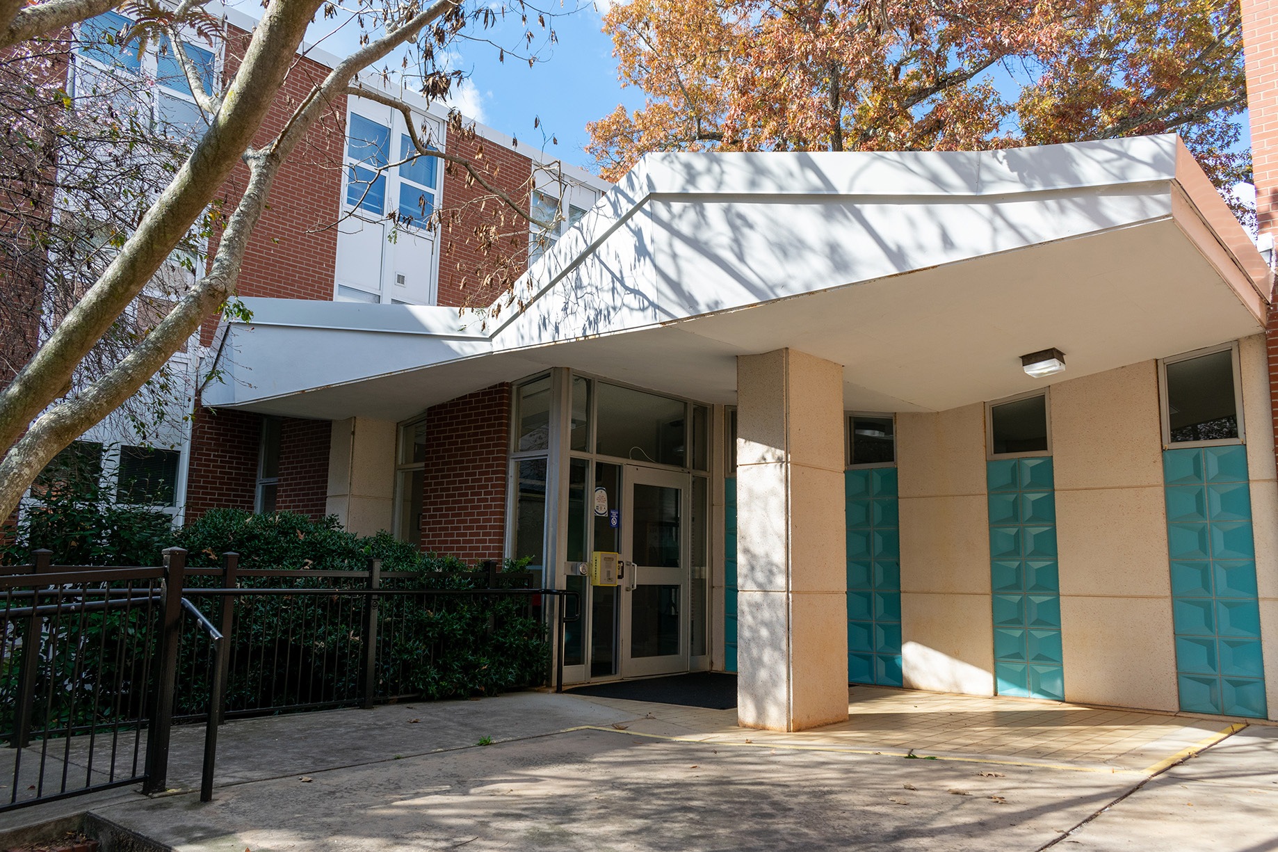 Row Hall Outside Main Entrance