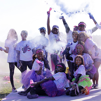 color run at UWG