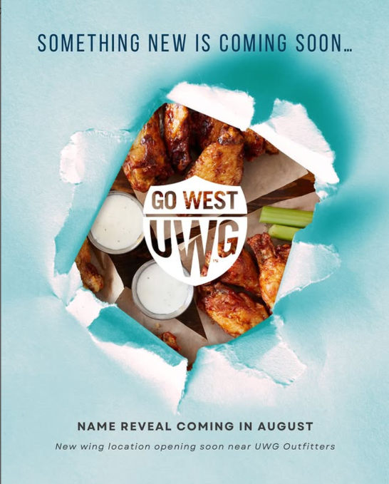 Wing plate reveal with UWG logo