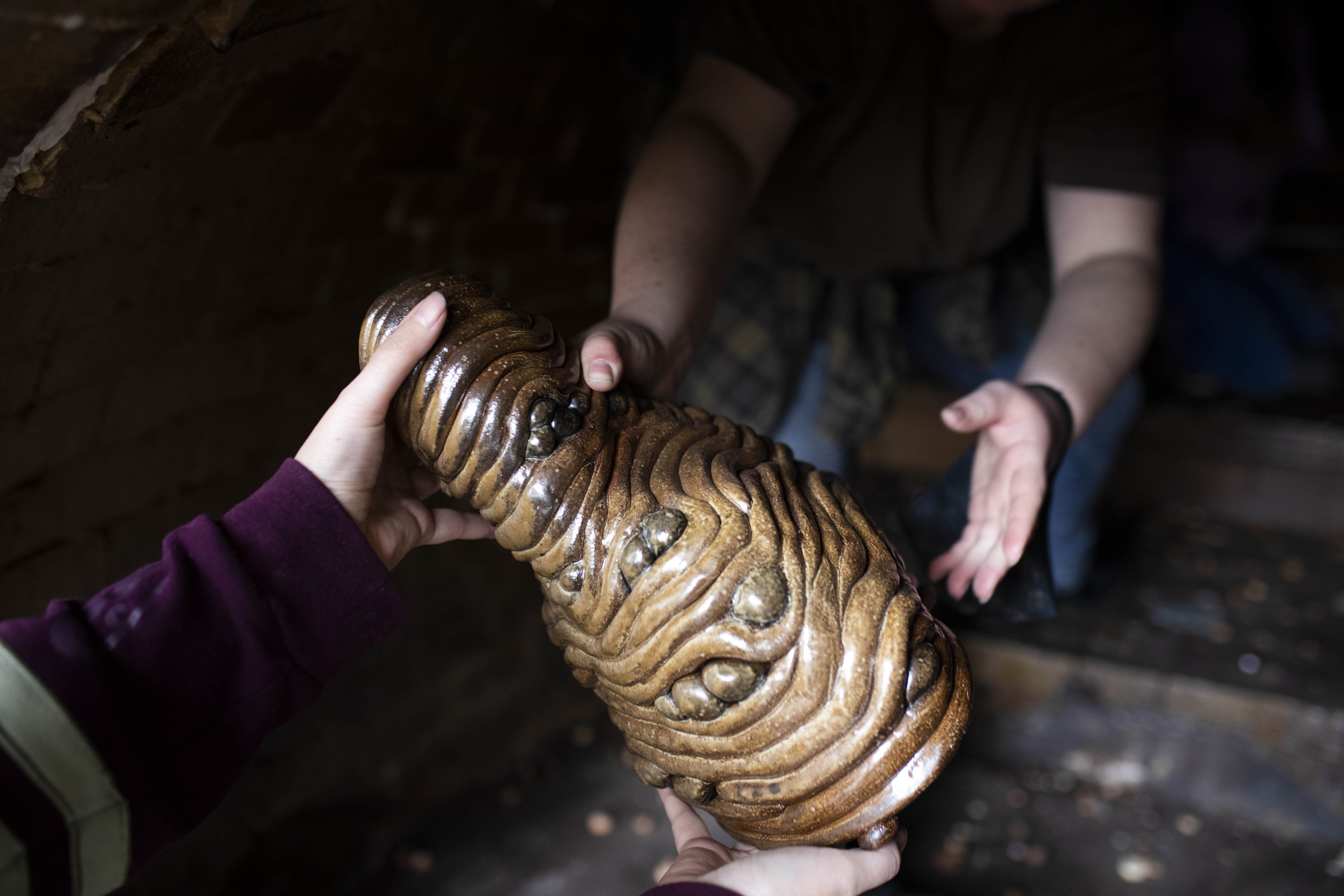 Pottery creation by UWG art students.