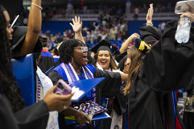 Graduation celebration picture