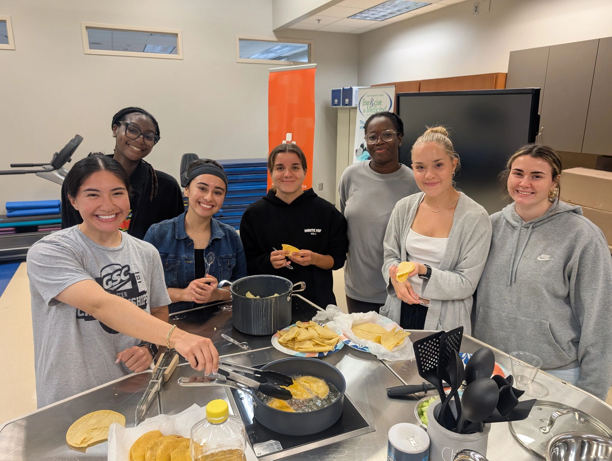 This group of fabulous students were busy providing nutrition education and outreach! 