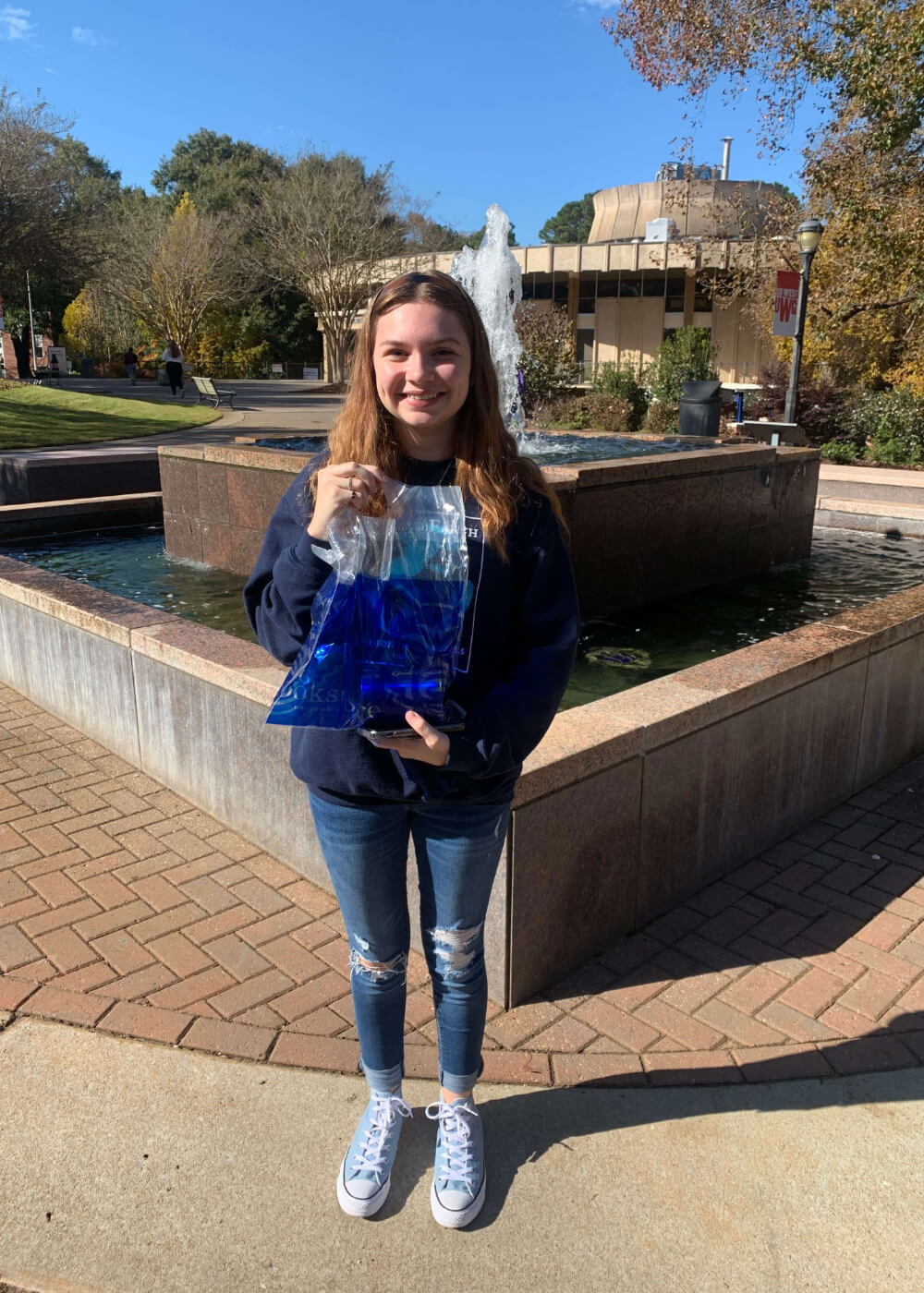 Winner for Day 1 of Ethics Week, Student, Sarah Capps.