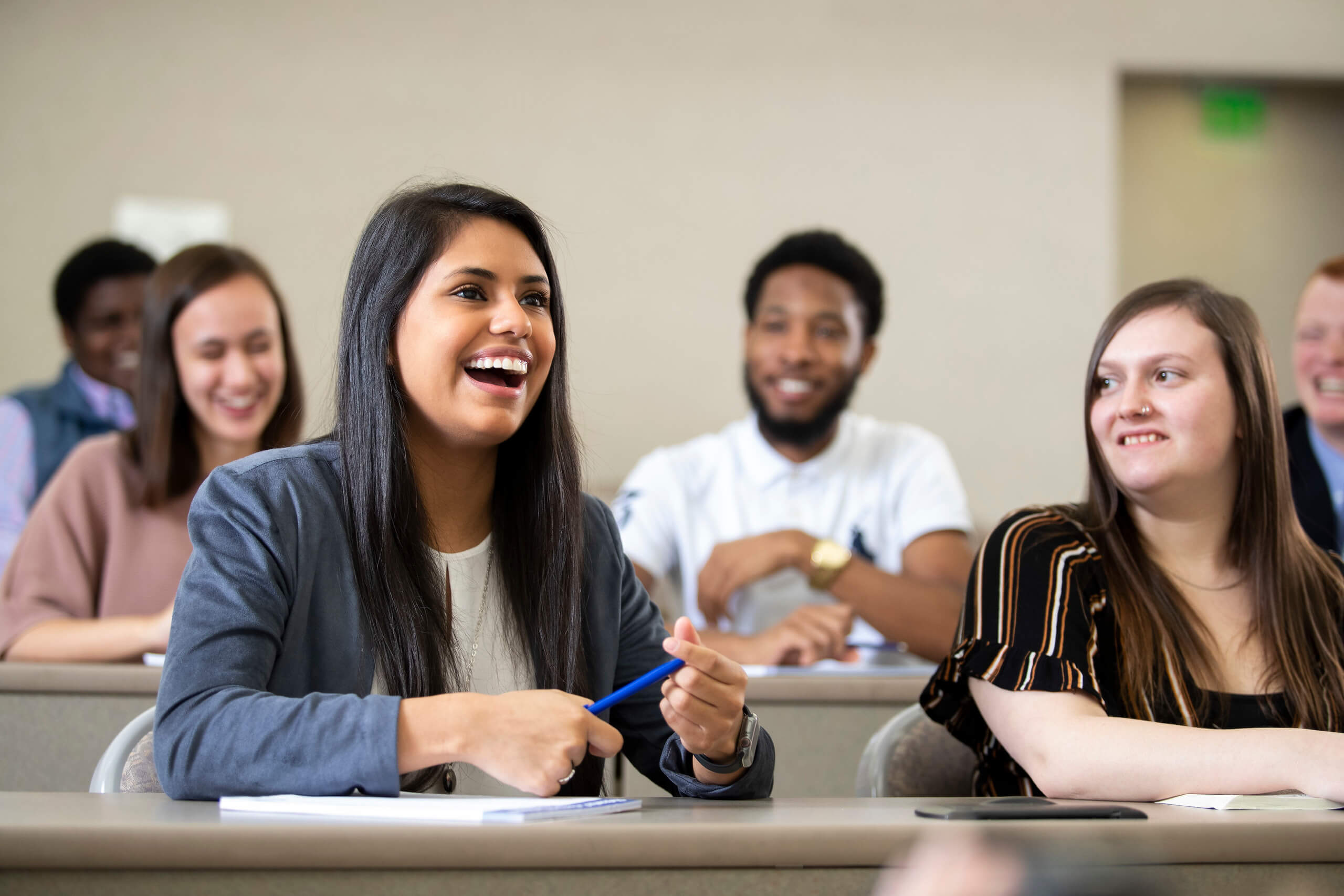 Students in a classroom together