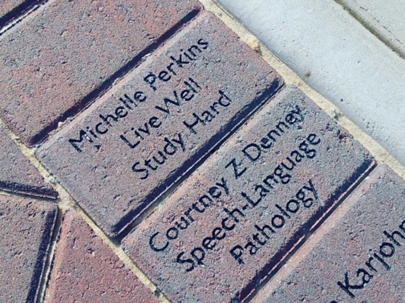 Wolf Plaza bricks