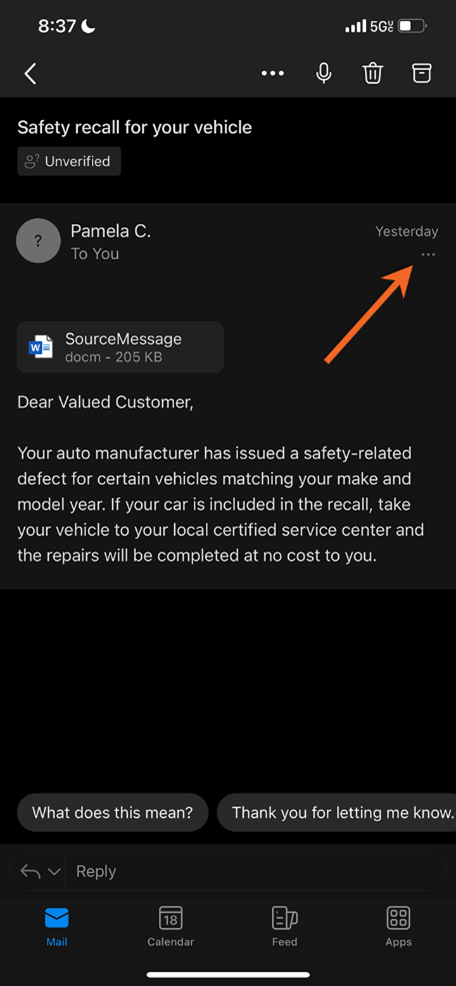 Outlook ISO App Elipse Outlook ISO App Elipse
