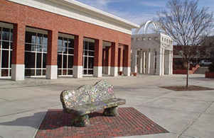 Exterior of Carrollton Center for the Arts.