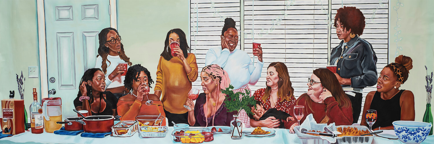 Cheers to You, a painting by Ariel Dannielle