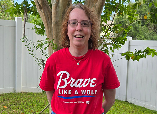 Steffanie Brown outside