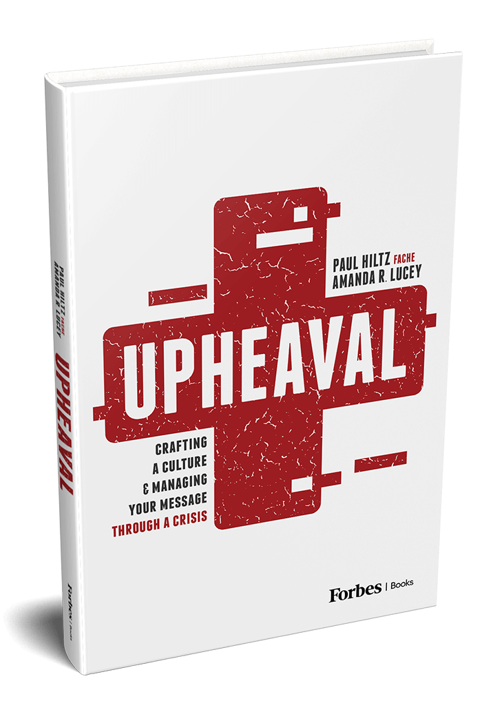 The cover of Amanda Lucey's book, "Upheaval"