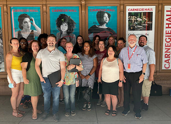 At the legendary Carnegie Hall, UWG’s Dr. Kevin Hibbard recently led a chorus that included 16 UWG alumni.