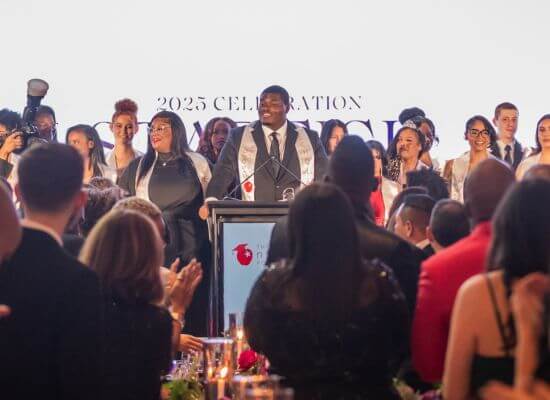 UWG alumnus Regginald Holloway at the Starfish Awards