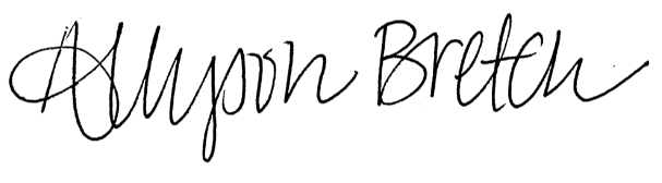 Allyson Bretch Signature