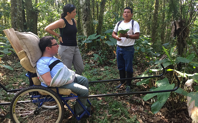 Cory Lee Woodard in Amazon Rain Forest, Ecuador