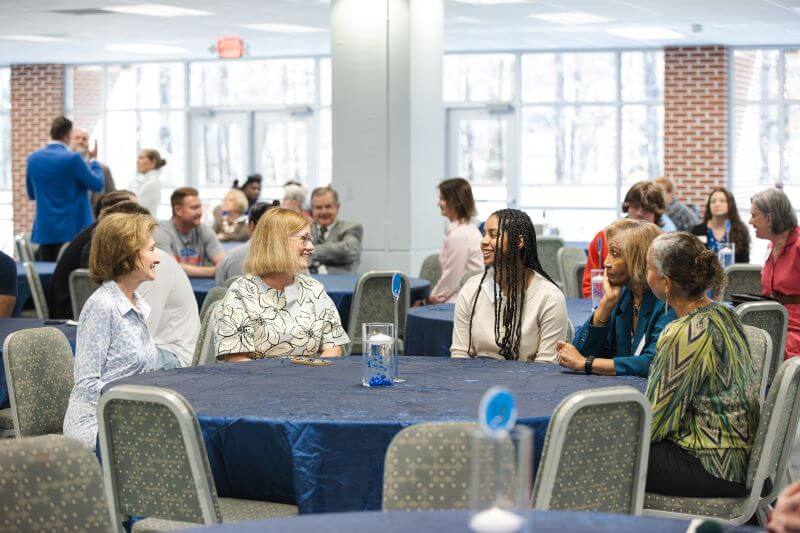 Recipients and donors get to know each other at UWG's inaugural Scholarship Luncheon