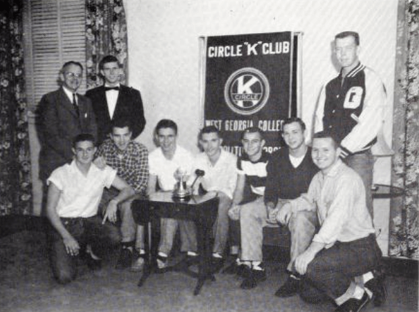 Dr. Ivy Carroll at the Circle K Club at then-West Georgia College