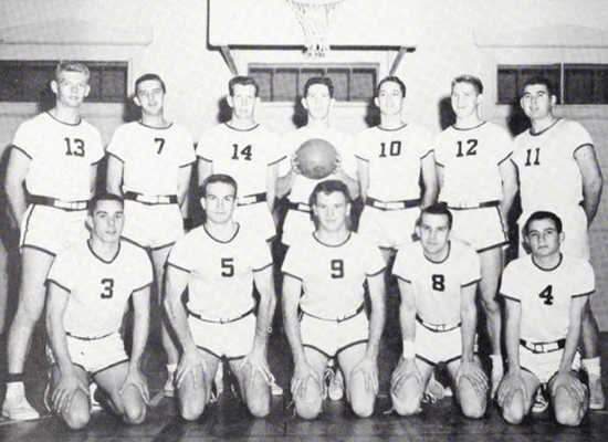 Dr. Ivy Carroll on the then-West Georgia College basketball team