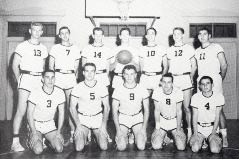 Dr. Ivy Carroll on the then-West Georgia College basketball team