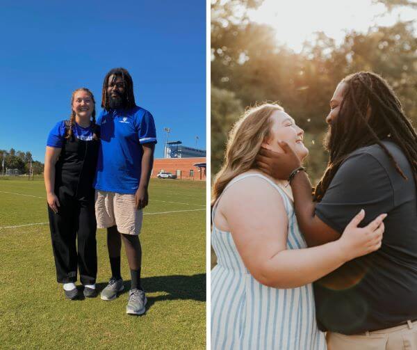 Jordan Alford and Natalie Giddens