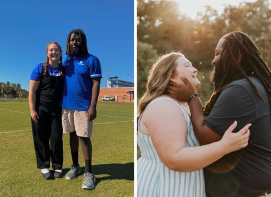 Jordan Alford and Natalie Giddens  