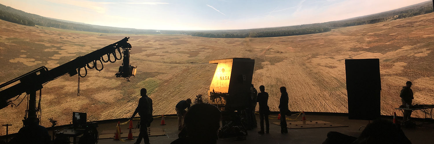 First Man film set