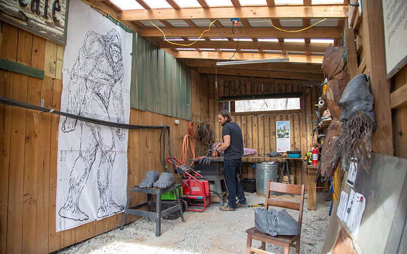 Jesse Duke's art shop