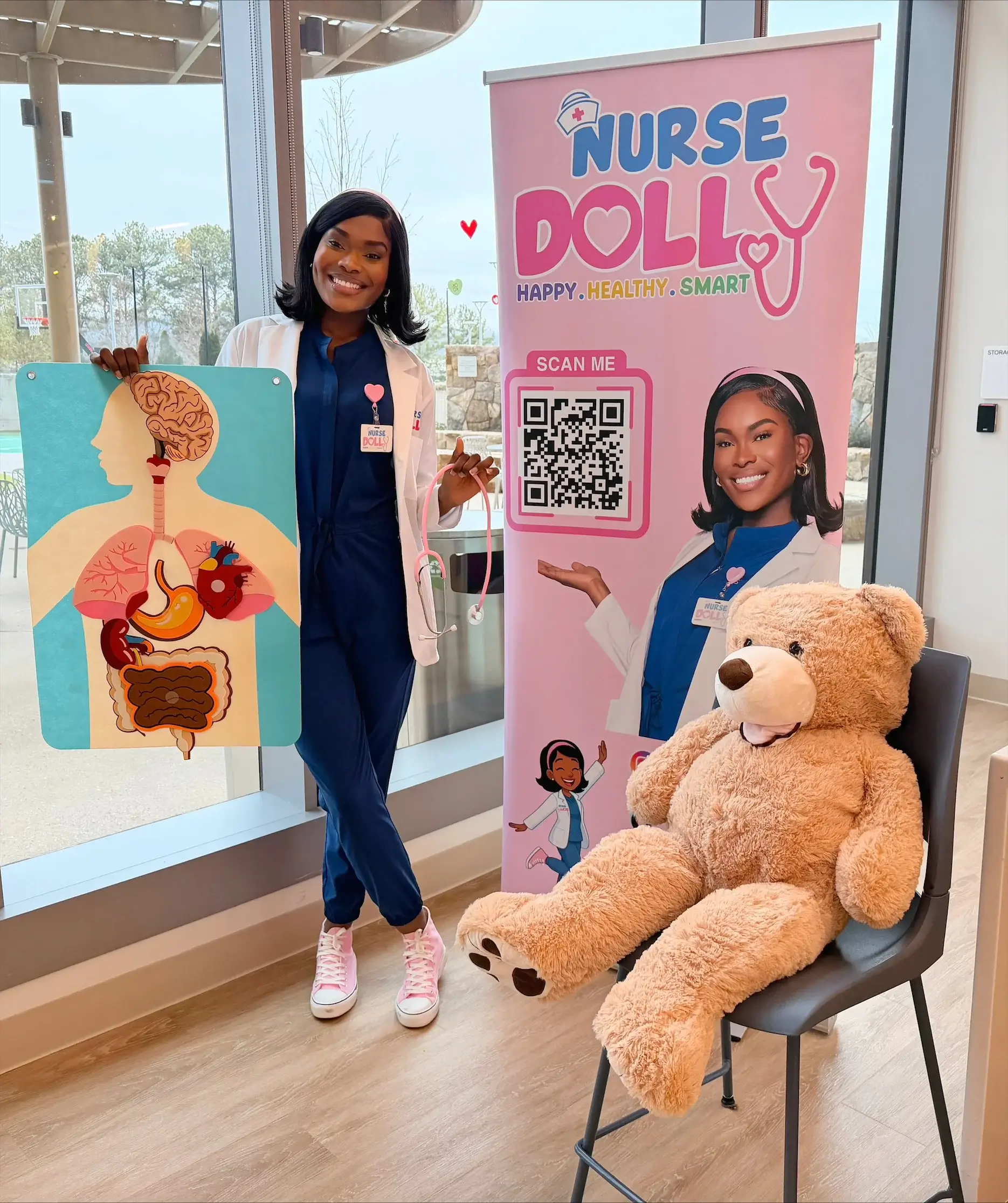 UWG alumna Emari Etta-Tawo from Nurse Dolly's Mini Med School