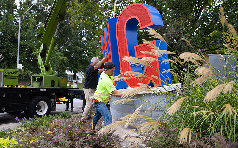 UWG Entrances Receive Makeover from Alumni-Operated Company