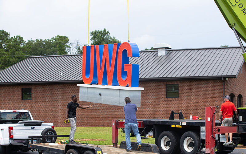 UWG Entrances Receive Makeover from Alumni-Operated Company