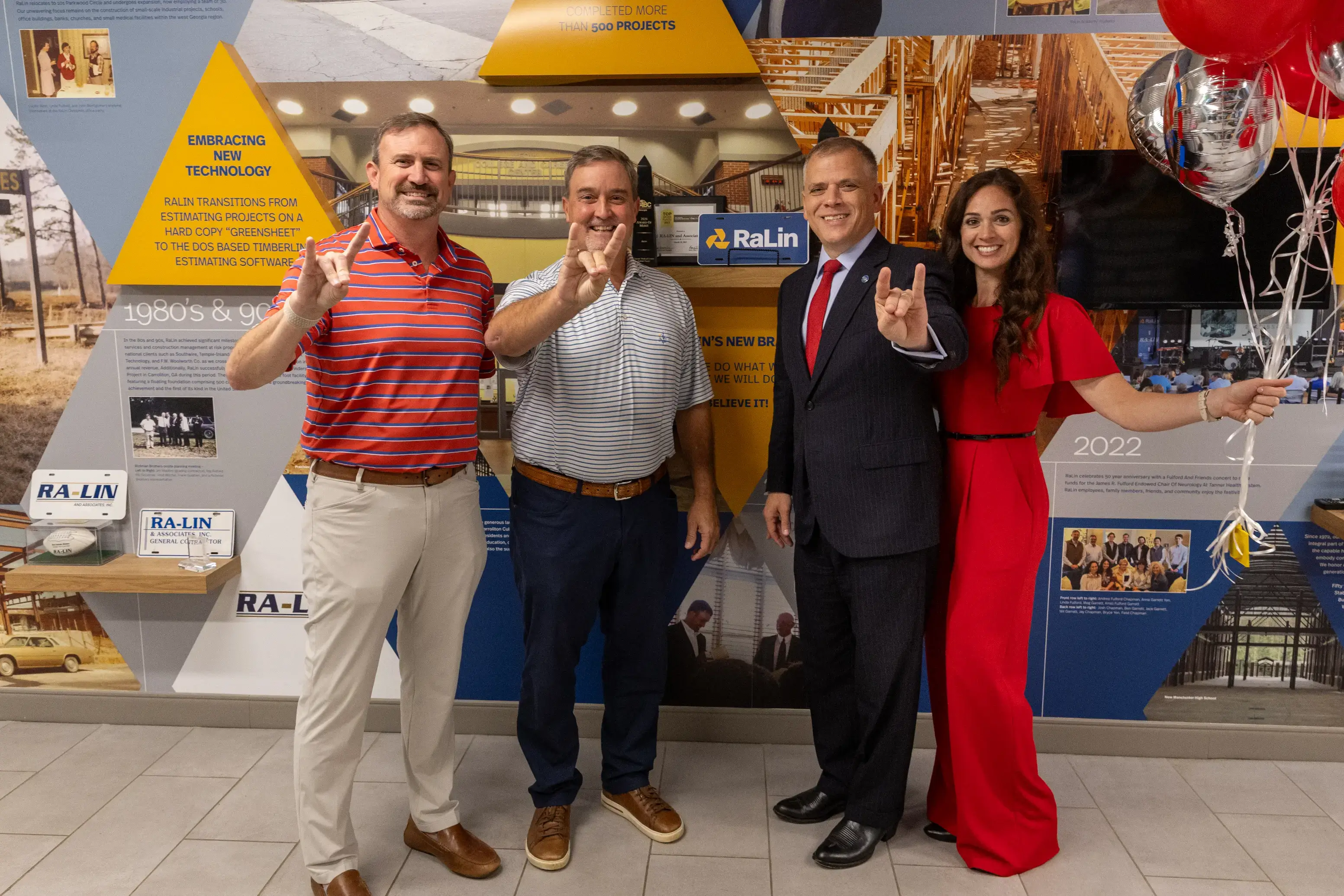 UWG administration and RaLin employees